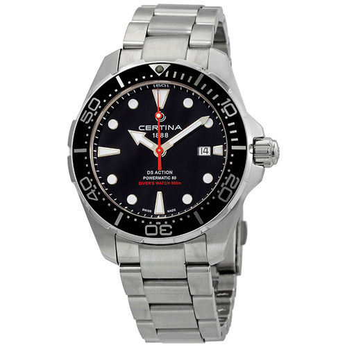 Certina DS Action Diver Automatic Black Dial Men's Watch C032.407.11.051.00 - DS Action - Certina - Watches