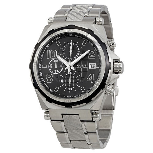 Se internettet Begrænsning lærling Guess Men's Chronograph Wired Stainless Steel Watch W0243G1 - Guess -  Watches- Buy Online in Qatar at Desertcart - 69179604.