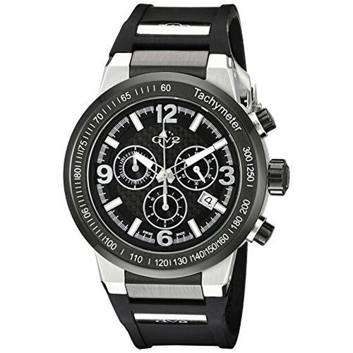 GV2 Novara Black Dial Chronograph Men's Watch 8203 - GV2 by Gevril - Watches