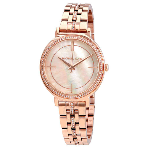 michael kors mother of pearl watch