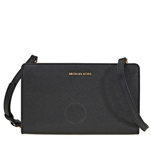 Michael Kors Shoulder Bag JET SET TRAVEL Large crossbody clutch leathe –