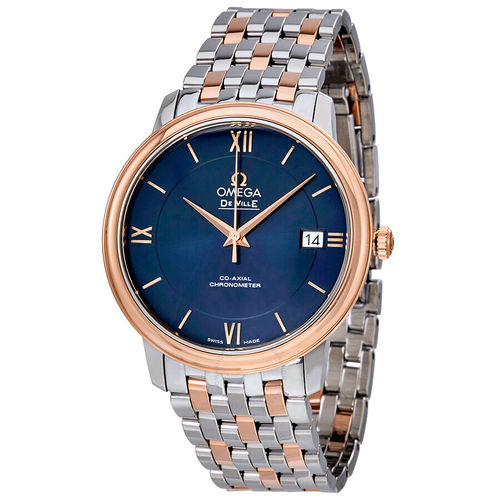 Omega De Ville Prestige Steel & Rose Gold Men'S Watch 424.20.40.20.02.002