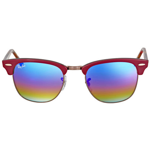 Buy Ray Ban Clubmaster Blue Rainbow Flash Ladies Sunglasses RB3016 1222C2  51 - Clubmaster - Ray-Ban - Sunglasses Online at desertcartINDIA