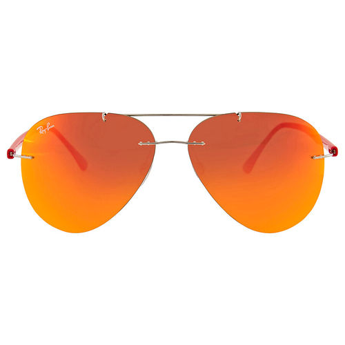 ray ban aviator orange mirror