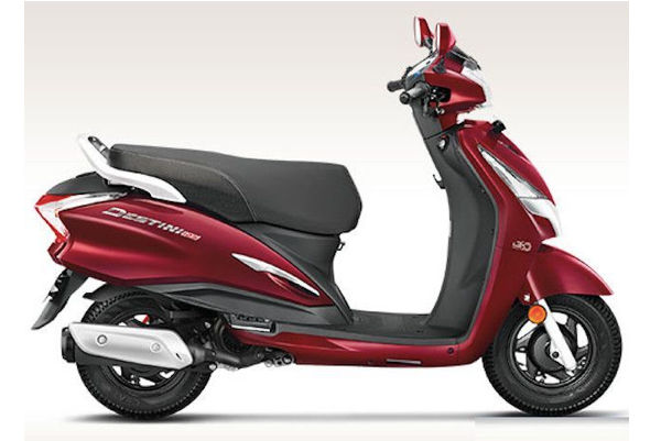 hero destini 125 on road price