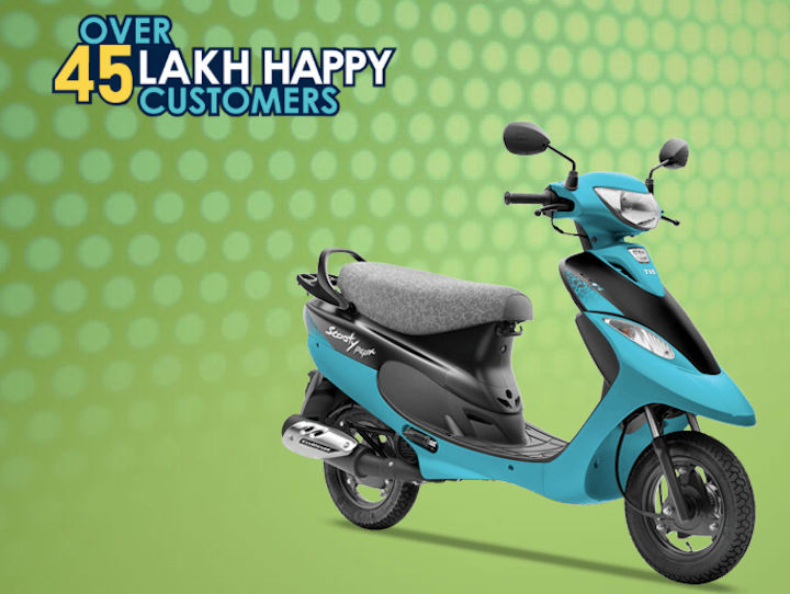 tvs scooty lowest price