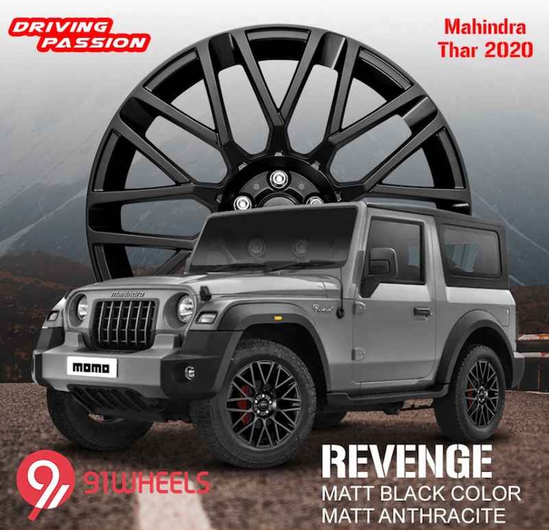 New Mahindra Thar Alloy Wheels