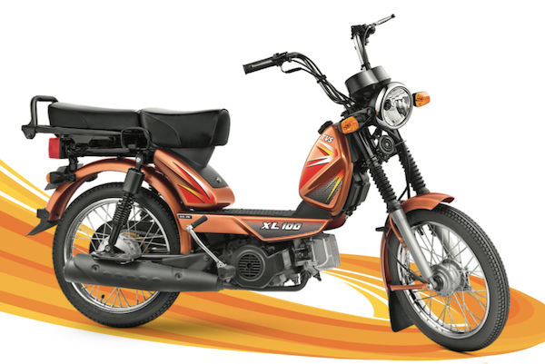 tvs xl100 on road price