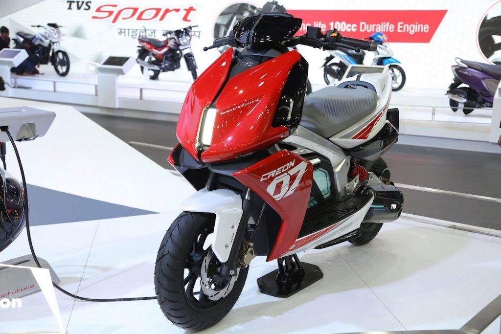 tvs electric scooter models