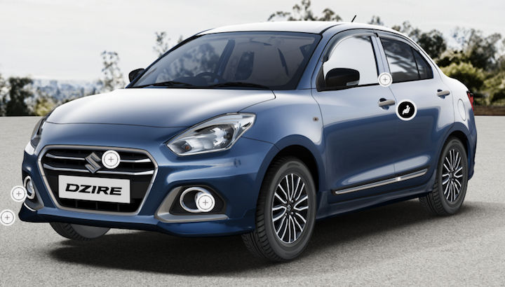 Maruti Dzire Accessories