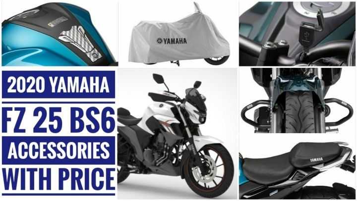 2020 Yamaha Fz 25 Bs6 And Fzs 25 Bs6 Official Accessories With