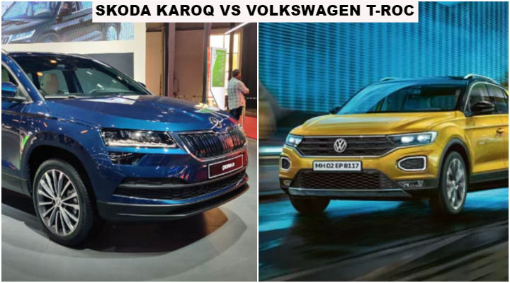 Skoda Karoq Vs Volkswagen T Roc Spec Comparison