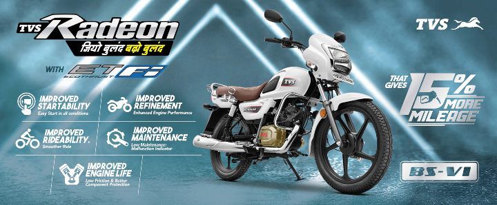 tvs radeon bs6 price in india