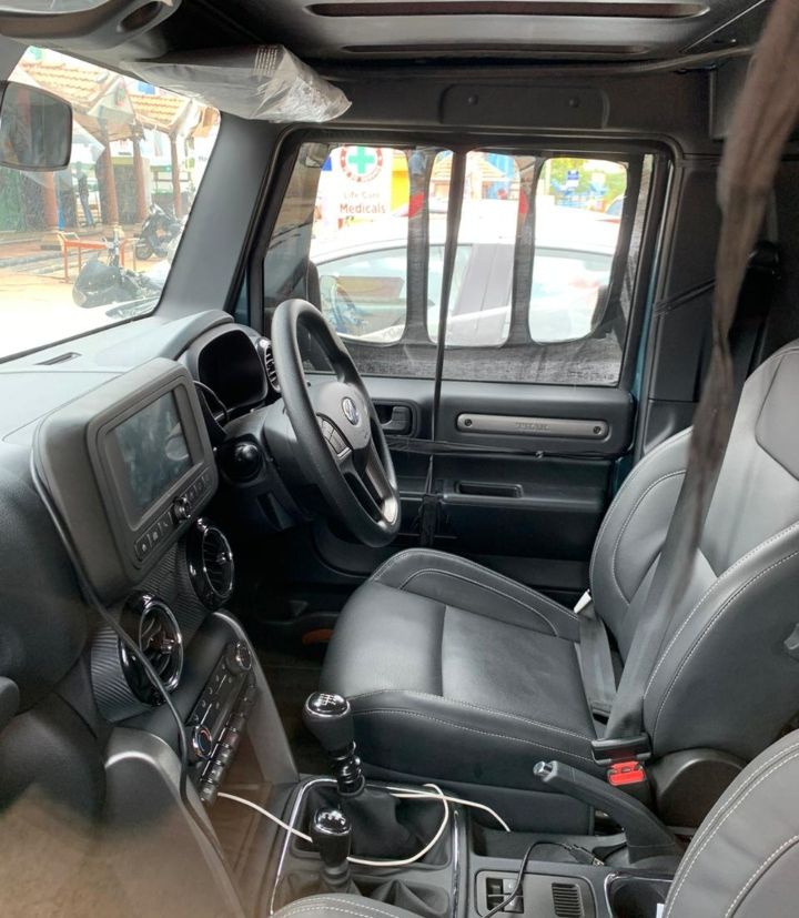 2020 Mahindra Thar Interior Spied in India - All Details ...