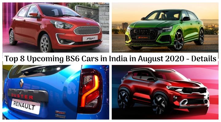 Top 8 Upcoming Bs6 Cars In India In August 2020 Maruti S Cross To Audi Rs Q8