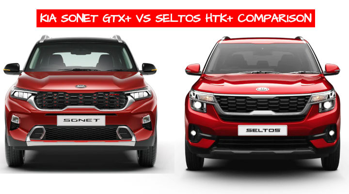 Kia Sonet GTX+ Vs Kia Seltos HTK+ - Which One To Buy?