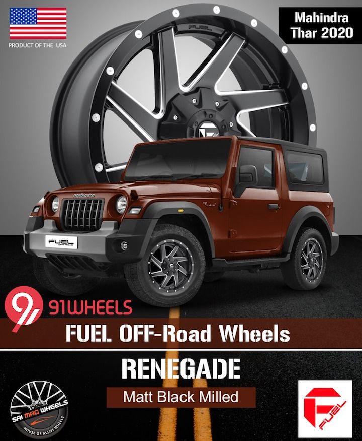 Need Alloys For 2020 Mahindra Thar? Check This Out