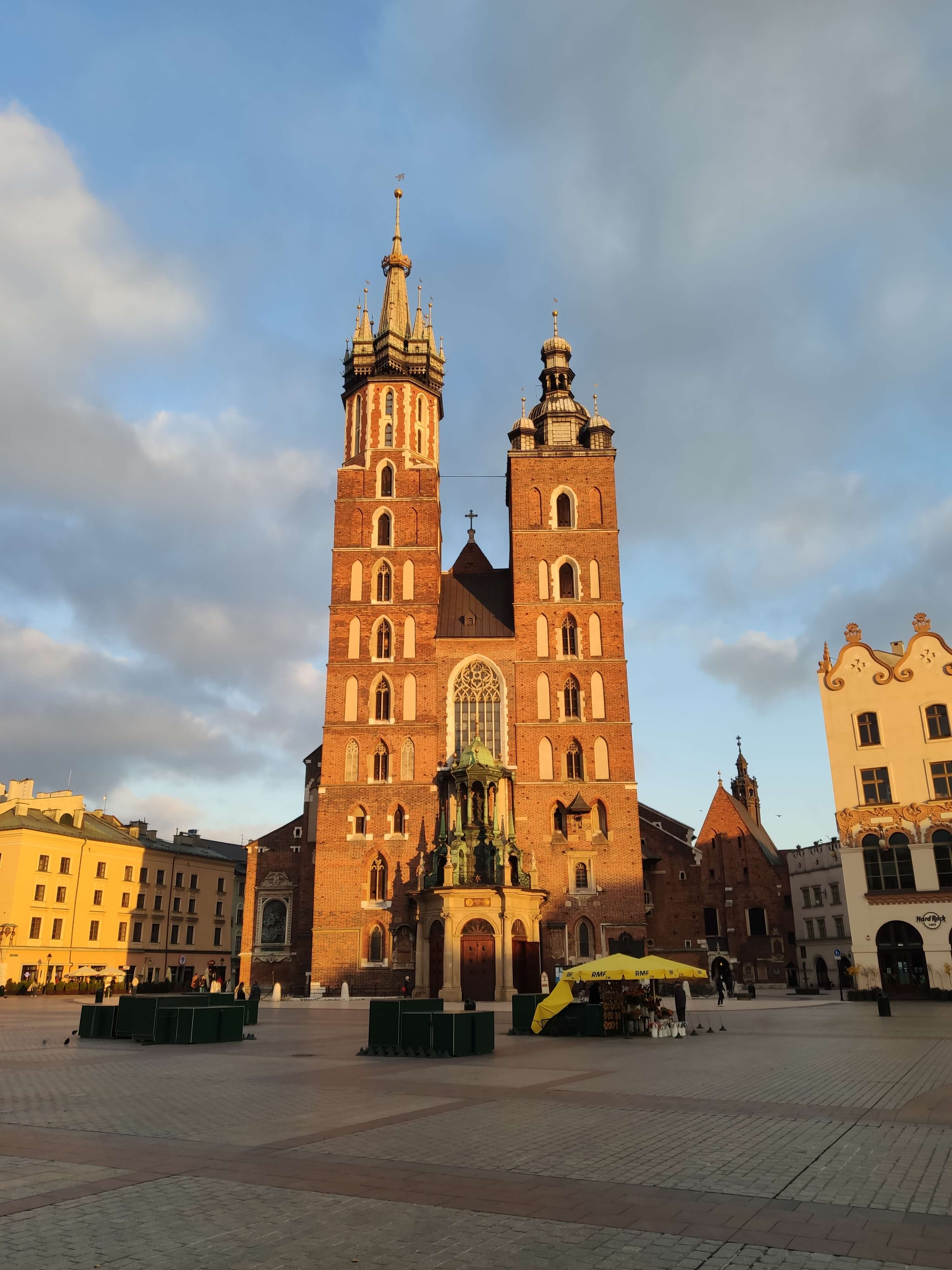 St. Mary's Basilica during sunset