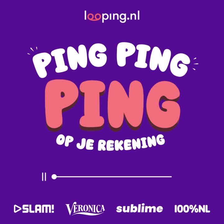 Ping, ping, ping op je rekening: De nieuwe hit van Looping.nl