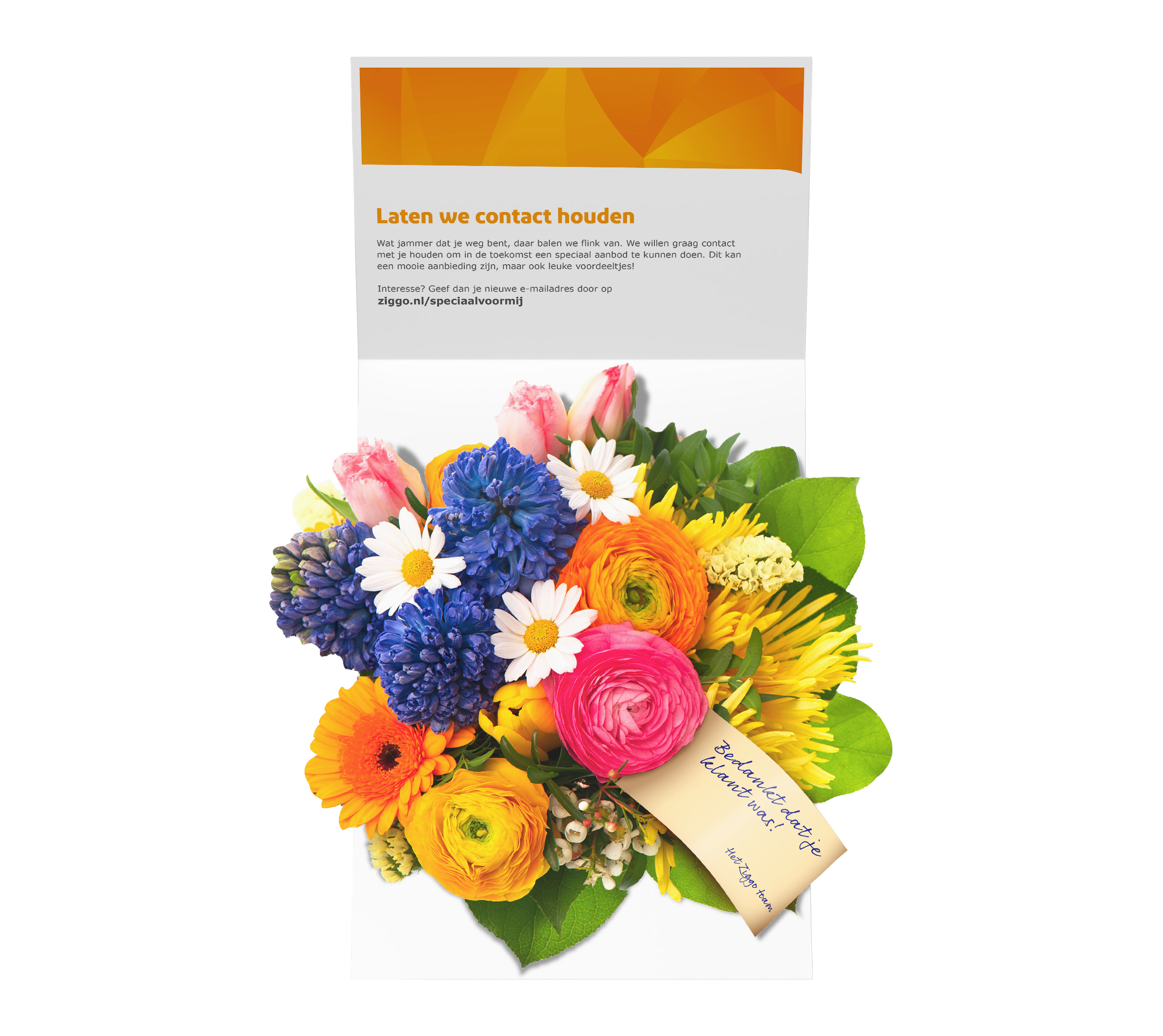 Bloemetje VodafoneZiggo