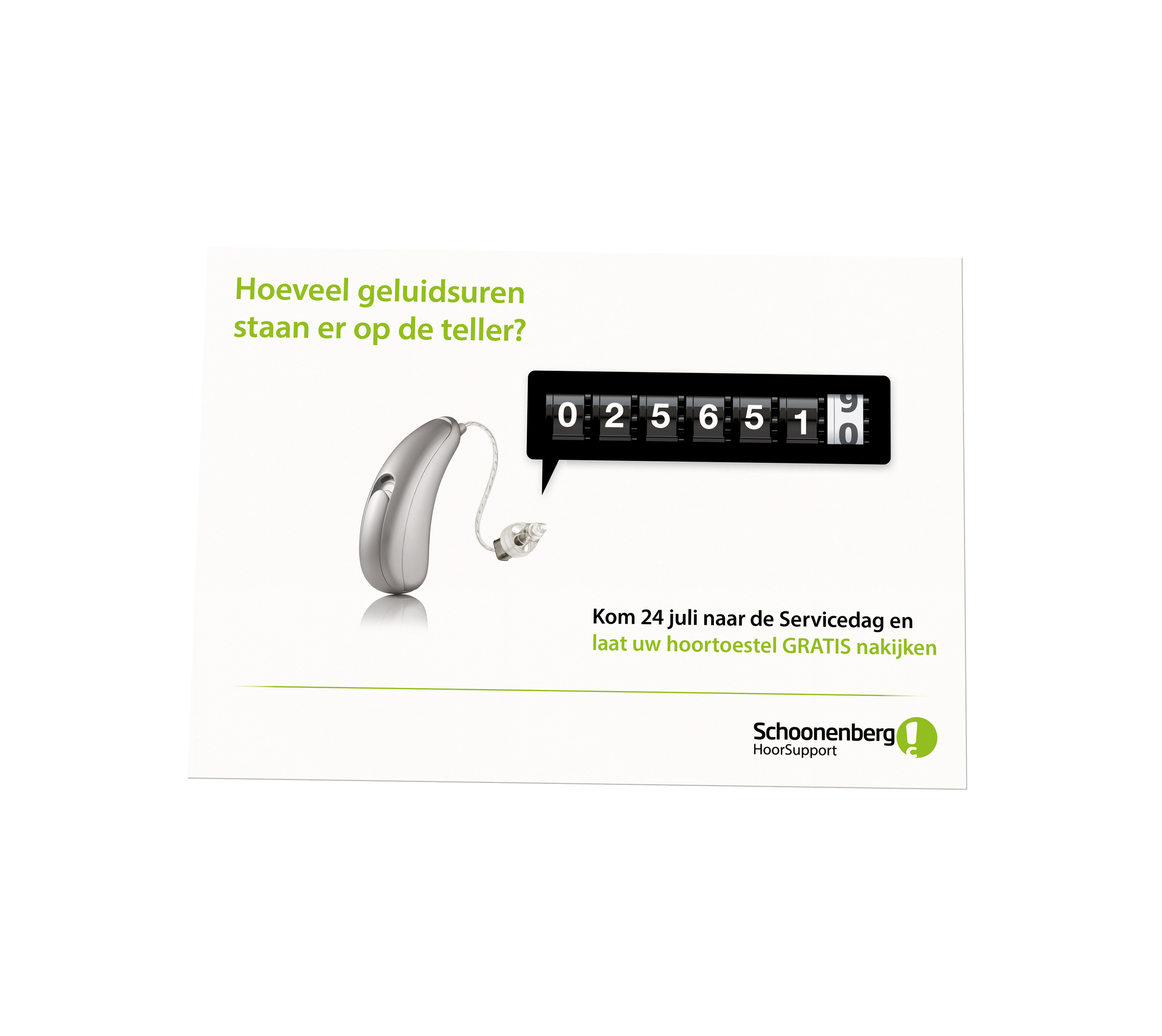 Geluidsuren Schoonenberg