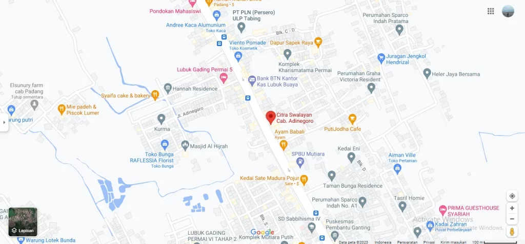 Jl. Adinegoro (Depan Citra Swalayan)