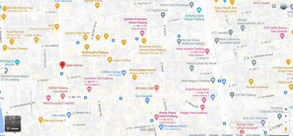 Persimpangan Jl. Damar - Jl. Veteran