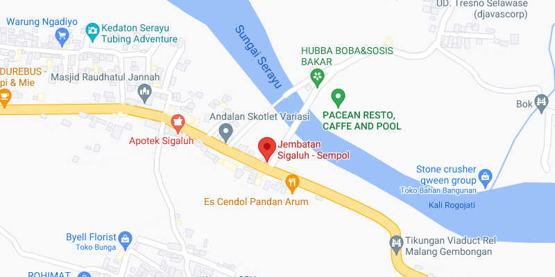 Pertigaan Kantor Desa Tuliskriyo
