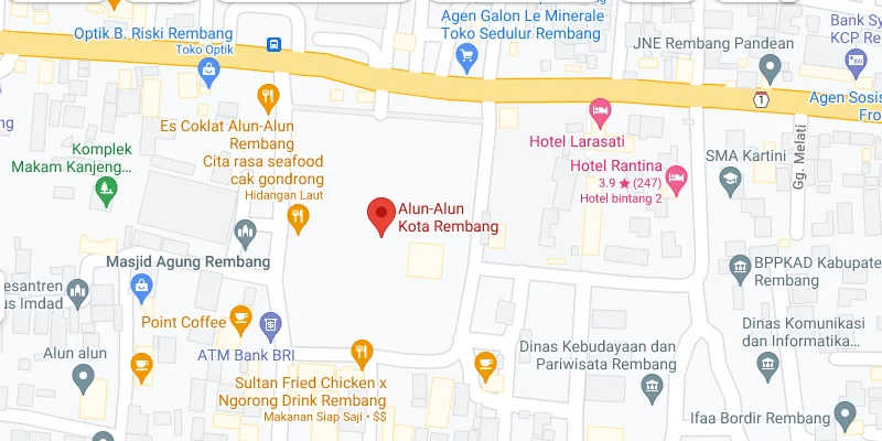Barat Alun-alun Kota Rembang