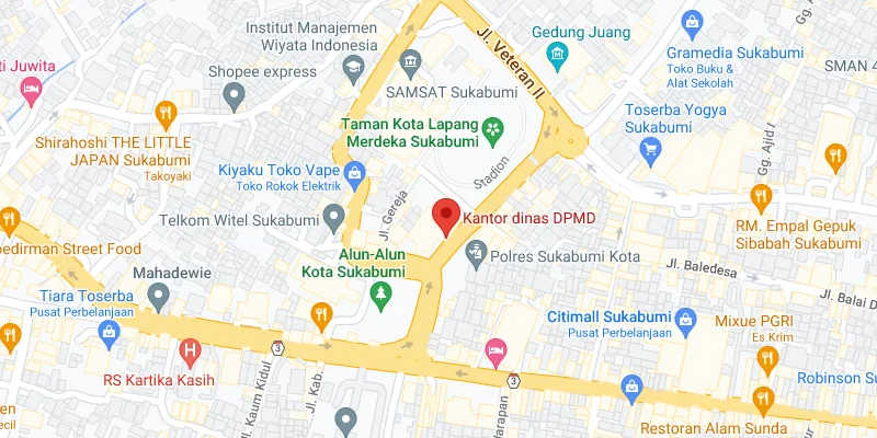 Depan Kantor Dinas DPMD