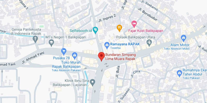 Bundaran Simpang Lima Muara Rapak