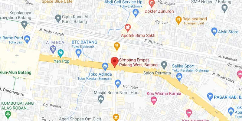 1. Simpang Empat Palang Wesi