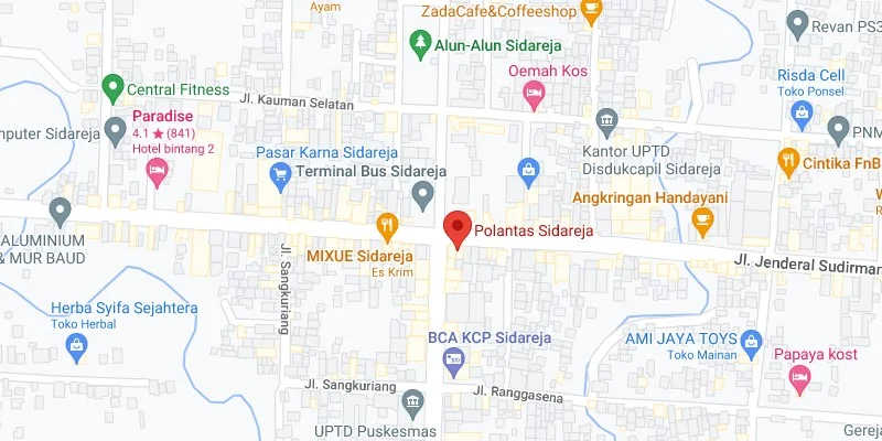 2. Perempatan Polantas Sidareja