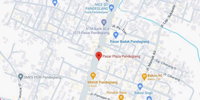 5. Depan Pasar Plaza Pandeglang