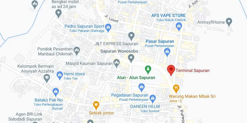5. Simpang Terminal Sapuran