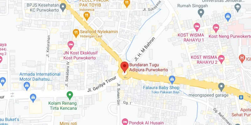 6. Bundaran Tugu Adipura Purwokerto