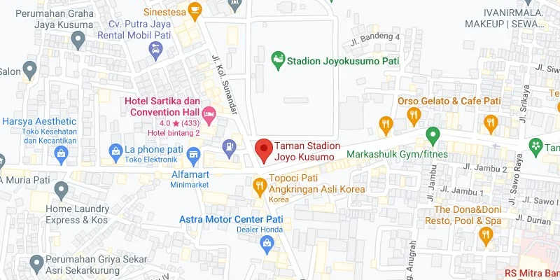 6. Perempatan Taman Stadion Joyo Kusumo