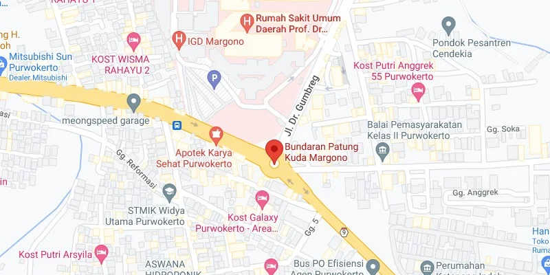 7. Bundaran Patung Kuda Margono
