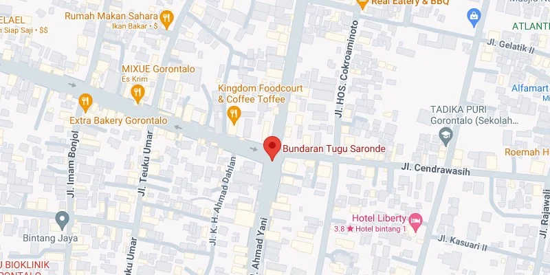 1. Bundaran Tugu Saronde