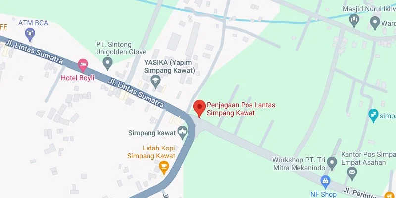 1. Penjagaan Pos Lantas Simpang Kawat