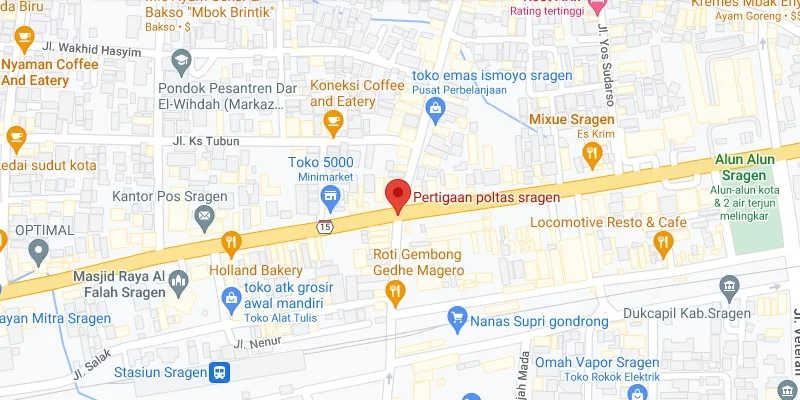 1. Pertigaan Poltas Sragen