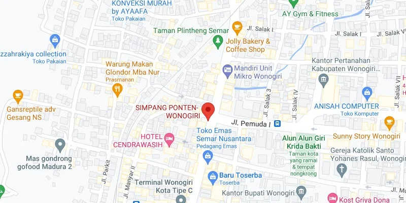 1. Simpang Ponten Wonogiri