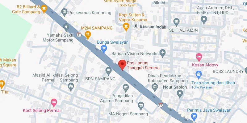 1. Simpang Pos Lantas Tangguh Semeru