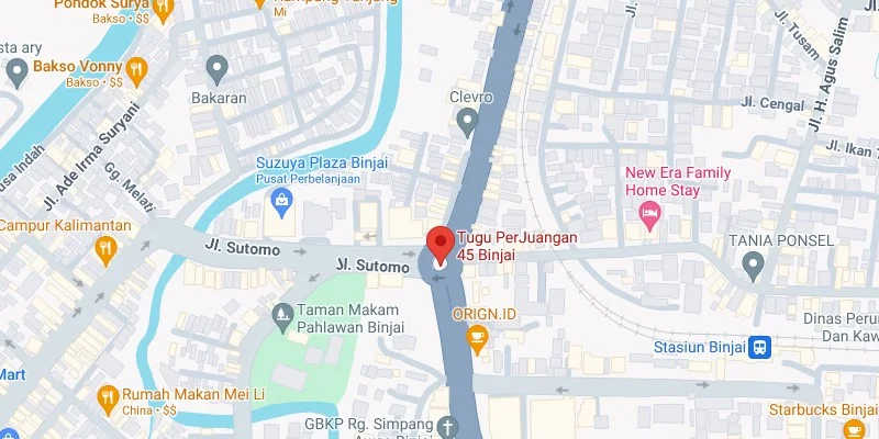 1. Tugu Perjuangan 45 Binjai