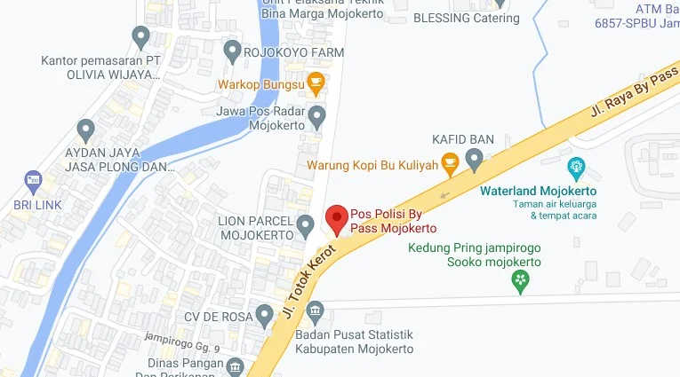 10. Pertigaan Pos Polisi By Pass Mojokerto