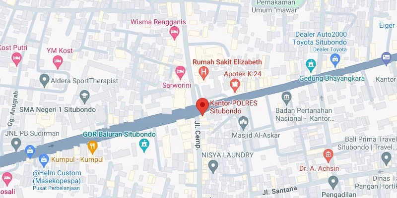 2. Perempatan Kantor Polres Situbondo
