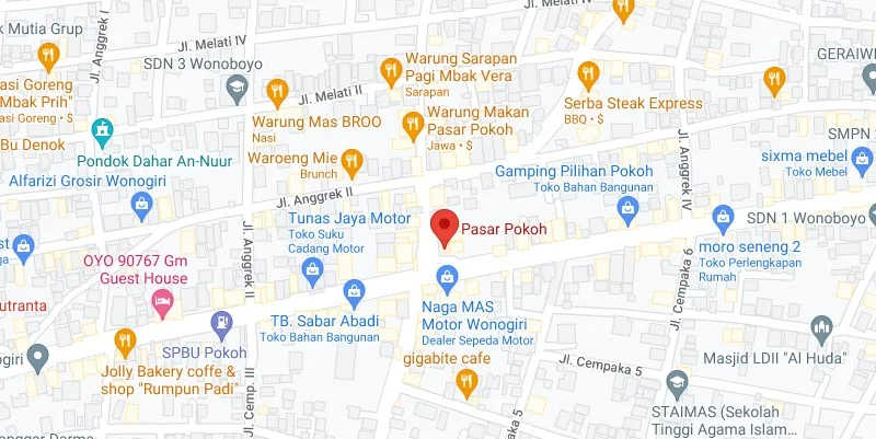 2. Perempatan Pasar Pokoh