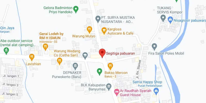 2. Pertigaan Segitiga Pabuaran