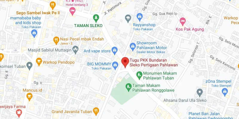 2. Tugu PKK Bundaran Sleko Pertigaan Pahlawan