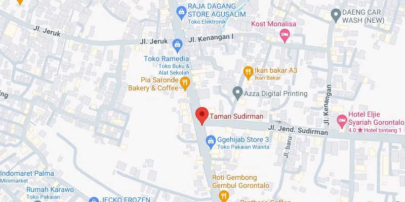3. Pertigaan Taman Sudirman